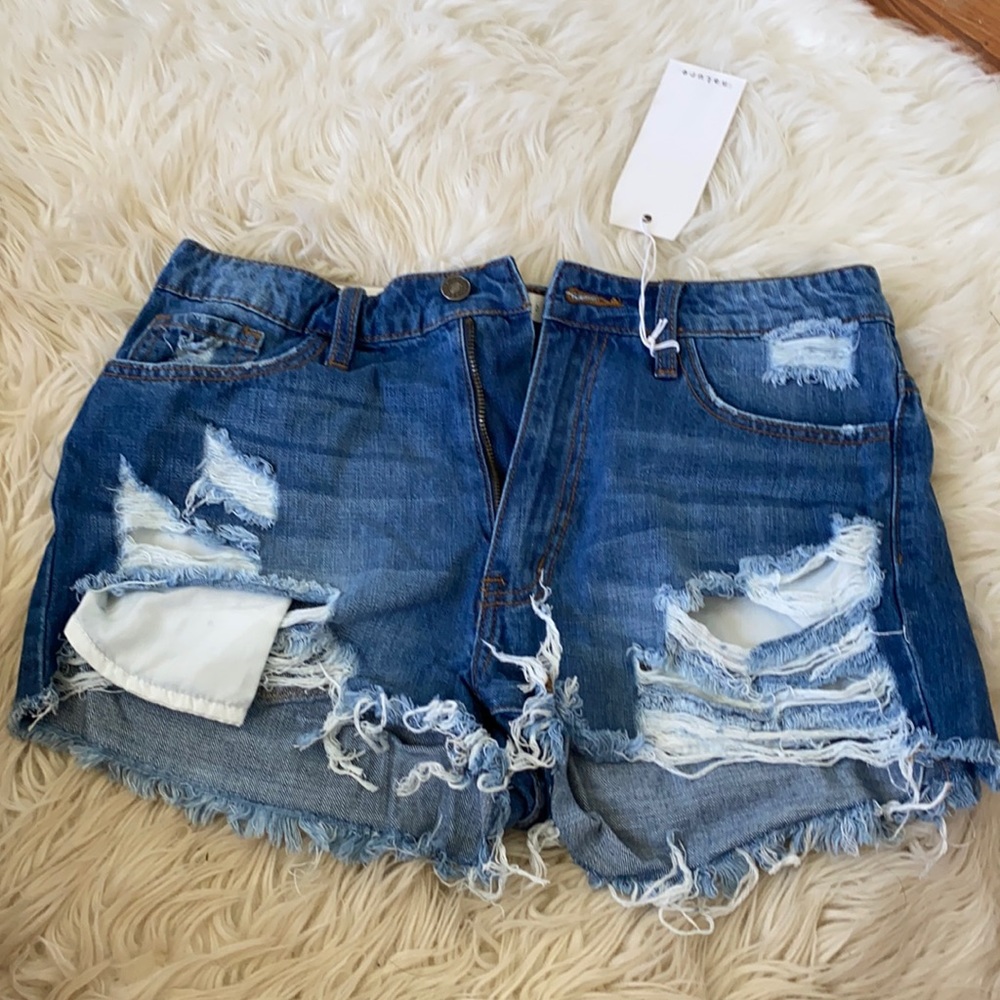 Never worn! Blue Jean shorts!